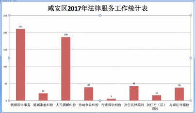 咸宁市2017年法律服务工作统计表